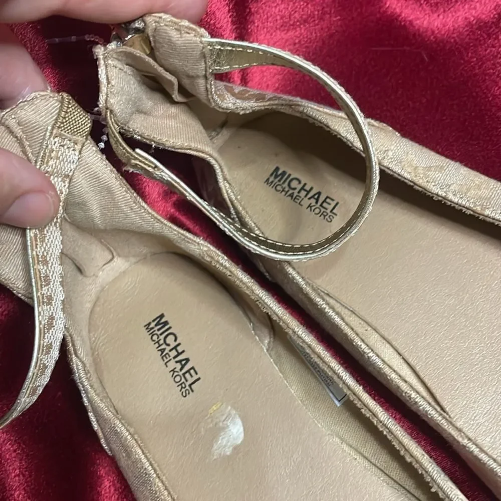 Michael Kors kids flats Sz 2